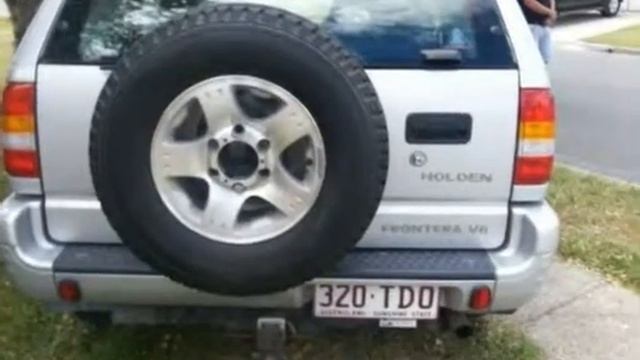 2000 Holden Frontera Silver 5 SPEED Manual Wagon смотреть онлайн