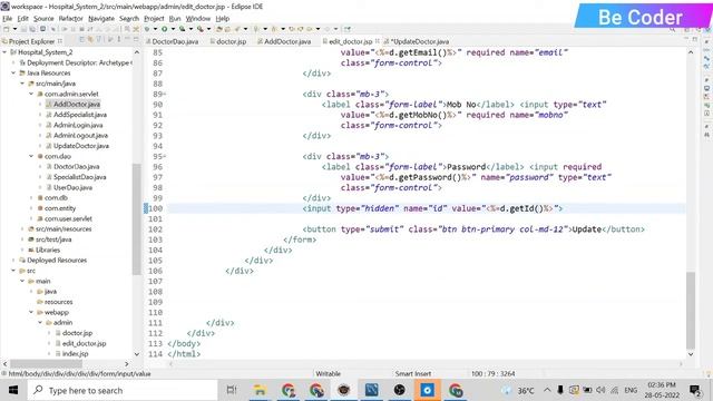 #5 Admin Module Hospital Management System | Advance Java Project смотреть онлайн