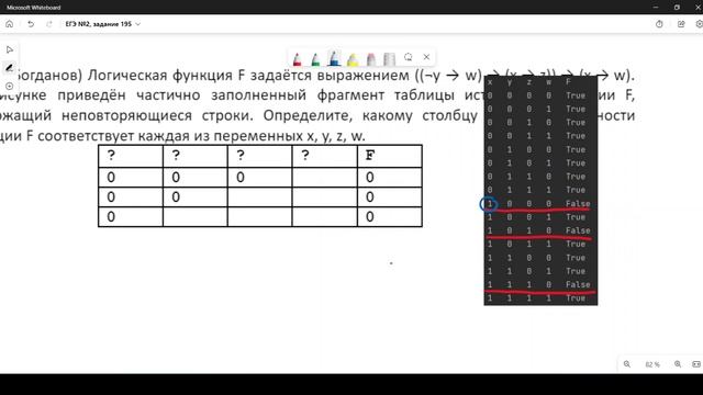 Решение ЕГЭ №2 по информатике | Сборник К. Ю. Полякова №195 смотреть онлайн
