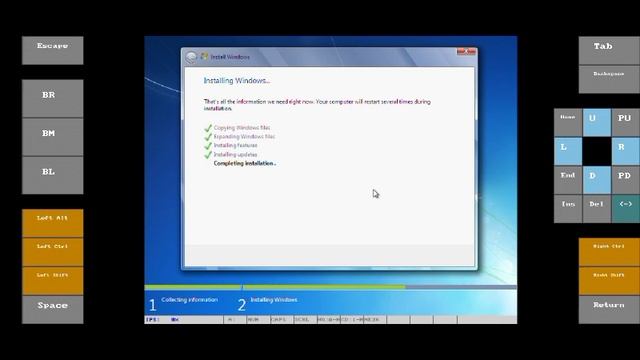 installing windows 7 lite on 22MHz CPU смотреть онлайн