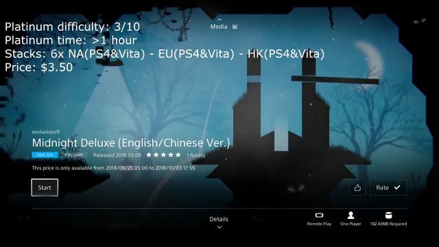 PS4 [HK] Autumn Sale | Easy - Fast - Cheap - Stackable - Platinum Games on Sale | ends 02/10/18 смотреть онлайн