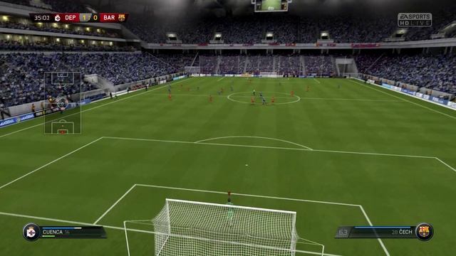 Fifa 15 \ Petr Cech #24 \ RC Deportivo (учимся стоять на воротах) смотреть онлайн