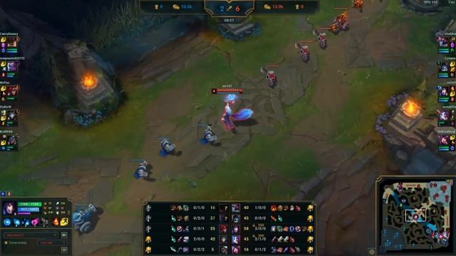 [УЖАСЫ БРОНЗЫ] АРИ VS Катарина. классический билд на Ари | LEAGUE OF LEGENDS [replay] смотреть онлайн