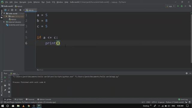 #5 - if Statement ( python සිංහලෙන් ) смотреть онлайн