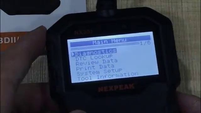 NEXPEAK NX301 OBDII OBD2 Scanner Diagnostic Scan Tool Code Reader