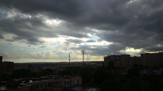 Небо над Новотроицком после дождя 07.21г. смотреть онлайн