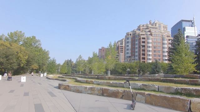 Calgary Alberta Canada - Walking Tour Of Downtown. City Life