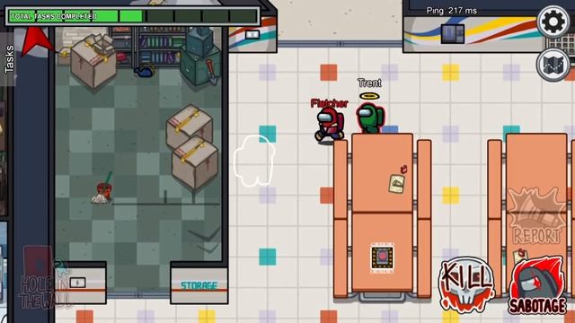 Among Us HOLE IN THE WALL Sabotage Mod! (Hole In Wall Mod) смотреть онлайн