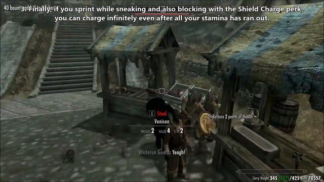 Skyrim SE | Glitch | Using shields with sneaking смотреть онлайн