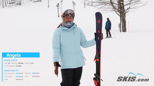 Angela's Review-Salomon SForce Fever Skis 2022-Skis.com смотреть онлайн