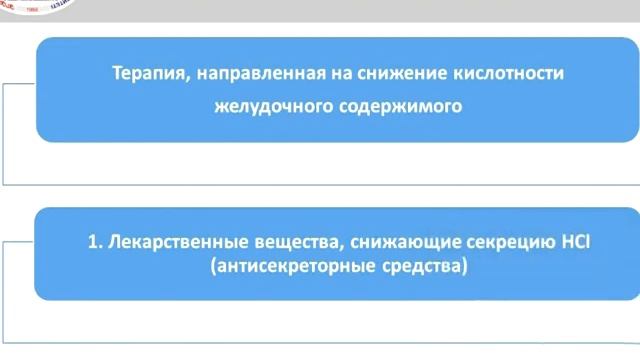 Лекция: «Фармакотерапия язвенной болезни». смотреть онлайн