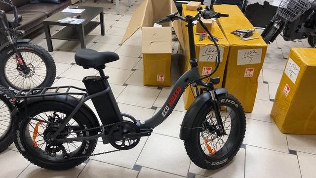 Новое поступление складных электровелосипедов с редукторным мотором 1000Вт - Eco Drive V6 48V21Ah смотреть онлайн