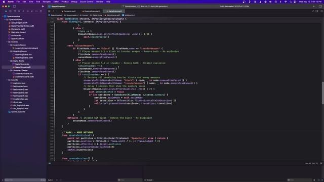 Space Invaders - Scores & UserDefaults смотреть онлайн