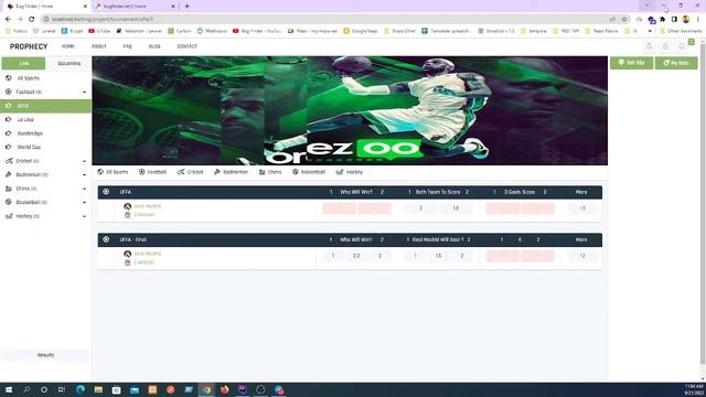 Prophecy - An Online Betting Platform | Real time match control смотреть онлайн