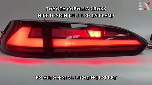 Toyota Corolla Cross ? | Full Led Taillamp with Nike Design #Smoke смотреть онлайн