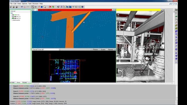 AVEVA Laser Modeller.3D модель по облаку точек/3D model by point cloud смотреть онлайн