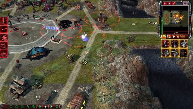 CNC 3 Kane's Wrath Black Hand vs 2 Brutal AIs - Turtle (GDI) смотреть онлайн