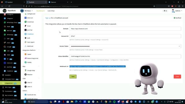Connect Chatwoot to Rapidbott in Minutes: Streamline Your Business Chatbot Integration! смотреть онлайн