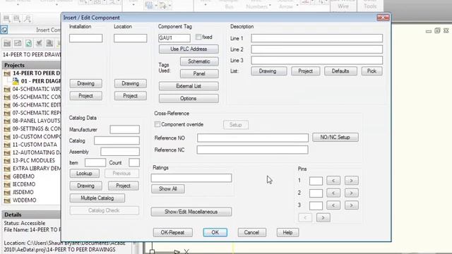 AutoCAD Electrical_Ryuzin (14 01 Peer Diagrams) смотреть онлайн