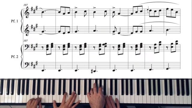 M. Moszkowski - Spanish Dance op. 12 n. 3 for Piano four hands (score) смотреть онлайн