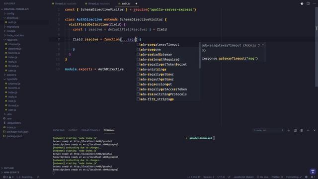 GraphQL From Ground Up - Creating an @auth directive 38 смотреть онлайн