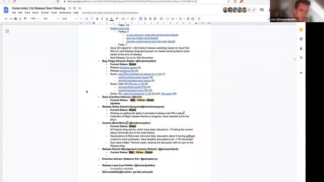 Kubernetes Release Team Bi-Weekly Meeting 20221111 смотреть онлайн