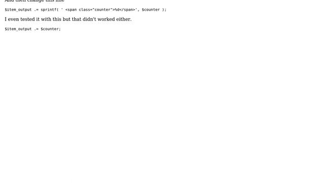 Wordpress: $variable (counter) inside wp nav menu смотреть онлайн
