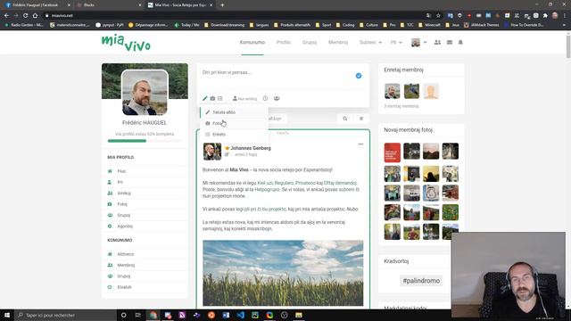 Esperanto - Jen " Mia Vivo "! Nova socia reto :D смотреть онлайн