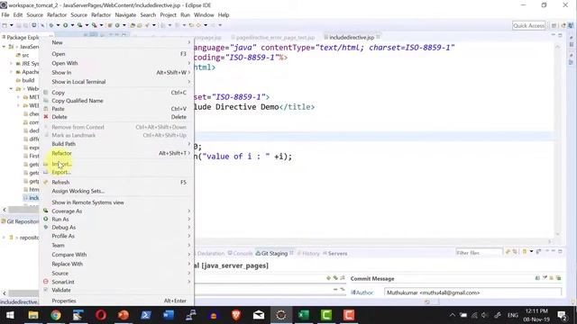 Apache Tomcat - JSP - Servlet - Directive Include Directive - Video 33 смотреть онлайн