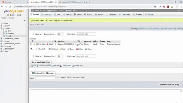 CMS Finalizing New Post Page Using PHP смотреть онлайн