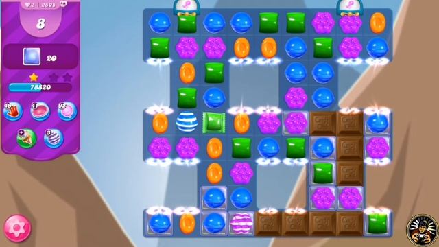 Candy Crush Saga Level 2505 | Hard Level | Play Candy Crush смотреть онлайн
