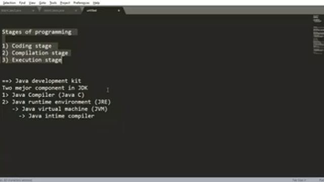 Chapter-3 (Stages of Java Programming and What is JRE, JVM, Compiler) (English) смотреть онлайн