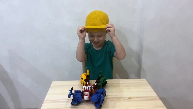 СОБИРАЮ С ЗАКРЫТЫМИ ГЛАЗАМИ - жульничал или нет? Челендж ТОБОТЫ МАГМА 6 трансформеры смотреть онлайн