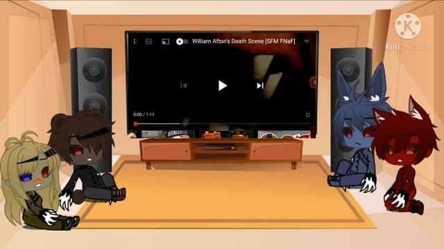 fnaf 2 3 4 5 reacts to William afton's death смотреть онлайн