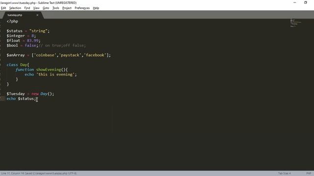 Introduction to PHP datatypes in real world application смотреть онлайн