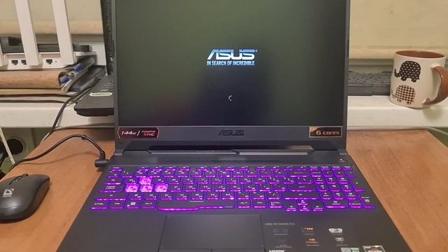 Unpacking the laptop ASUS TUF GAMING A15 FA506IC смотреть онлайн