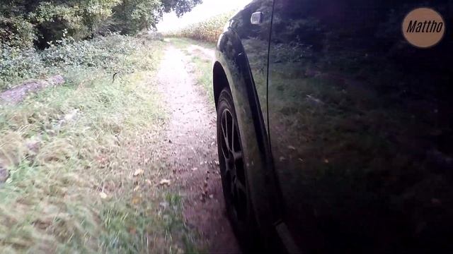 Fiat Freemont Black Code 2.0 JTD 4x4 170hp through the woods - POV left front tire смотреть онлайн