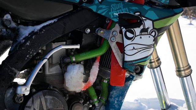 Тест сноубайка (YZ450F + SMF129)