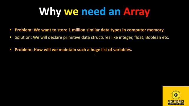 What is an array & why we need an array, смотреть онлайн