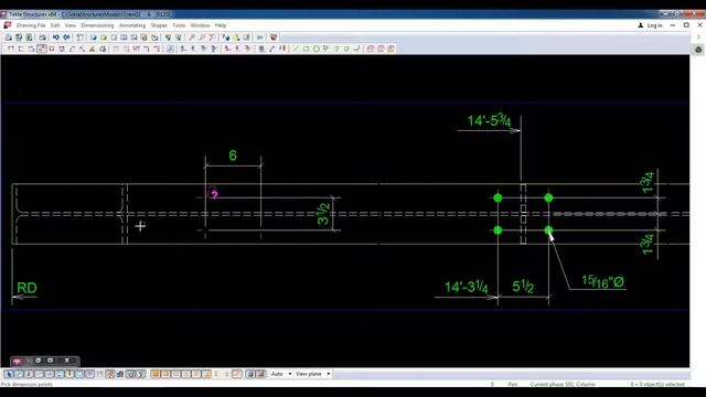 Tekla 34 Drawing editing смотреть онлайн
