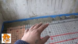 КАК УСТАНОВИТЬ МАЯКИ ДЛЯ СТЯЖКИ ТЁПЛОГО ПОЛА.  Подготовка к заливке. Серия -16.