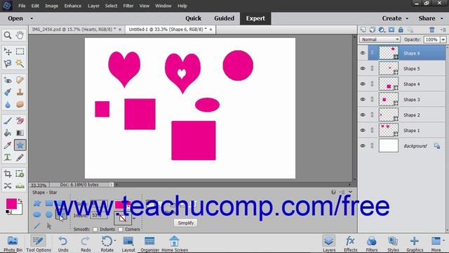 Photoshop Elements 2019 Tutorial Using the Shape Tools Adobe Training смотреть онлайн