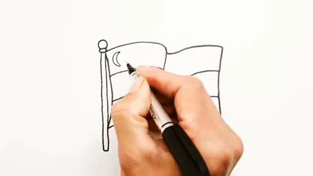 Rasm Chizish |Uzbekiston Bayrogi Rasmini Chizish|Как  нарисовать флаг Узбекистан.