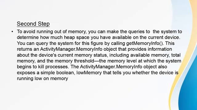 Memory leaks in Android смотреть онлайн