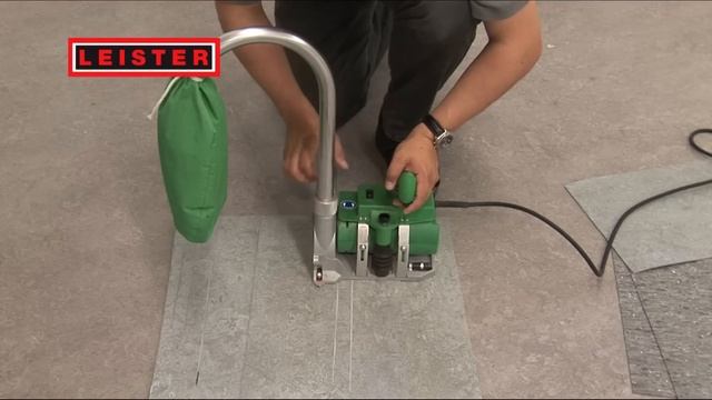 Groove Cutting With Leister GROOVER For Floor Coverings