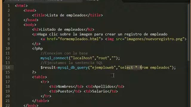 Recuperar y Mostrar Informacion index php 4/4 смотреть онлайн