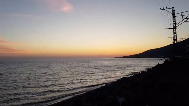 Лазаревское.Закат