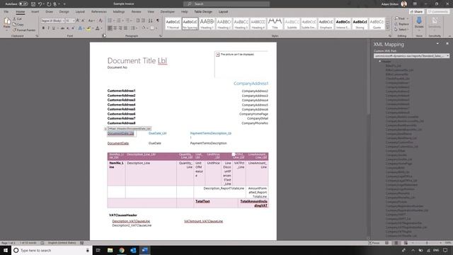 Business Central - Changing Document Layouts using Word - Part 1 смотреть онлайн
