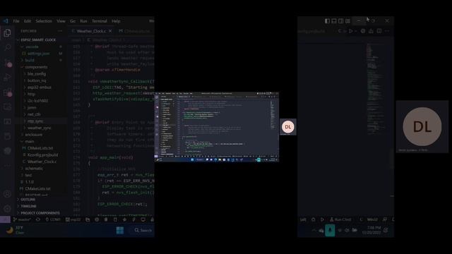 Dmitri Lyalikov ESP32 Weather Clock Demo смотреть онлайн