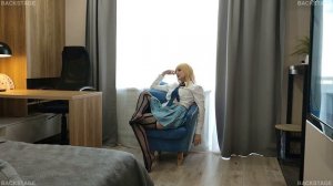 Uncensored erotic photosession NUDE ART Video backstage with the TOP model Terefur - Part 1